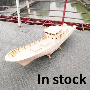 1/30 110 см Модель Траулера Набор моделей деревянных лодок, собранных вручную, Каркасная лодка для Мальчиков, игрушки для сборки