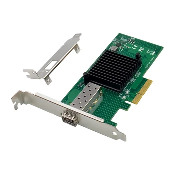 1 Комплект 10G SFP + Серверная Волоконно-Оптическая Сетевая карта 82599EN с Чипом PCIE X4 с Одним Оптическим Портом Сетевой карты