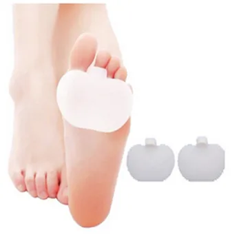 1 Пара удобных силиконовых гелевых накладок для плюсневых пальцев ног, 2 предмета, для леди и девушки на высоком каблуке
