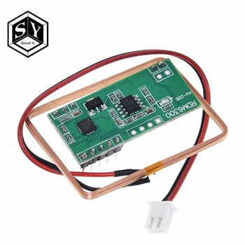 1 шт. 125 кГц RFID считывающий модуль RDM6300 UART Система контроля доступа на Выходе для Arduino diy