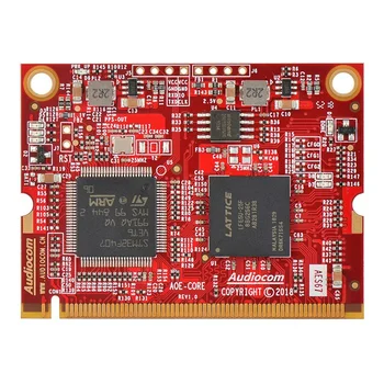 1 шт. модуль передачи аудиосигнала AES67, красный ПК + металлический аудиокомбинезон 32X32 для Dante