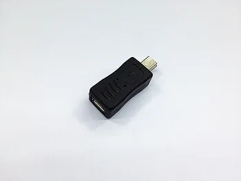 10 шт./лот, адаптер Micro USB для Mini USB, зарядное устройство для передачи данных, конвертер для автомобильного зарядного устройства, кабель Бесплатной доставки