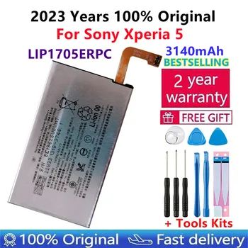 100% Оригинальная Новая Высококачественная сменная батарея емкостью 3140 мАч для SONY Xperia 5 LIP1705ERPC, оригинальные аккумуляторы для телефонов Bateria