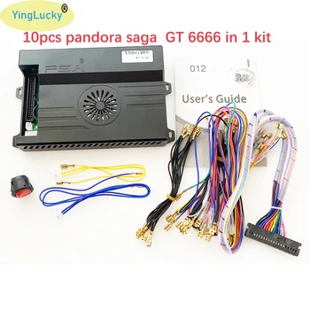 10шт Pandora Saga GT 6666 в 1 Плата с консольным кабелем 40P к аркадным кнопкам, джойстик в американском стиле к аркадной коробке Pandora