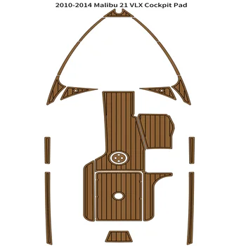 2010-2014 Коврик для кокпита Malibu 21 VLX Лодка EVA Из Вспененного Тикового Дерева На Палубе Коврик Для Пола