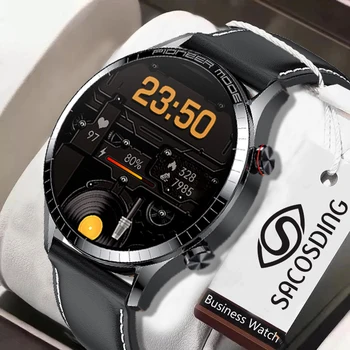 2022 Новые Умные Часы Мужские AMOLED 360*360 Экран Всегда отображает время вызова Bluetooth Смарт-Часы Водонепроницаемые Для Xiaomi realme