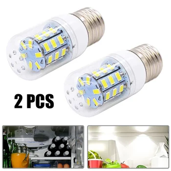 2шт E27 Светодиодная лампочка 5 Вт Кукурузные лампы для холодильника Заменяют PS12364857 AC220-240V Белую лампу для холодильника