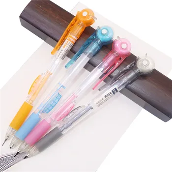 4 шт./лот, ластик для карандашей в тон, пластиковый автоматический держатель для карандашного грифеля 0,7 мм, механический черновой карандаш для рисования, держатель для ручки 0,9 мм