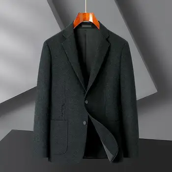 5744-2023 мужской комплект одежды для отдыха на Западе, трендовый маленький костюм с длинными рукавами, корейская тонкая весенне-летняя куртка, отдельные детали
