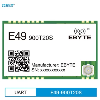 5ШТ E49-900T20S CMOSTEK-CMT2300A 868 МГц 915 МГц IPEX Модуль беспроводной передачи данных с отверстием для штамповки UART 20dBm SMD ISM IoT