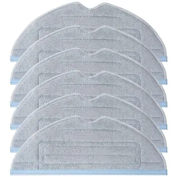 6 Упаковок Сменных Вакуумных прокладок для швабры Roborock S7 S7 + T7S Plus Аксессуары Многоразовый влажный мягкий коврик из микрофибры