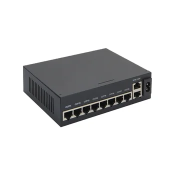 8-портовый 10/100-метровый Ethernet-коммутатор poe с одним обратным портом CVTV NVR 48V 802.3AF/AT