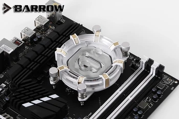 Barrow LTYKBA-ARK для AM4/AM3 LRC RGB v2 Aurora лимитированная серия процессорный кулер 0,4 мм micro cooler резервуар водяного охлаждения