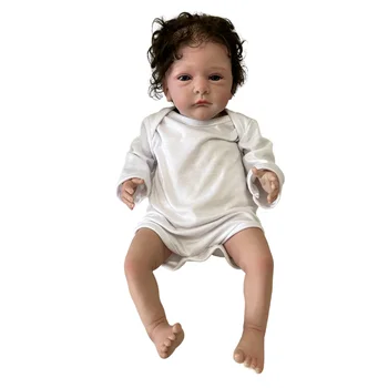 Bebe Reborn Baby Doll Девочка Ручной работы С укорененными волосами, Готовая к Возрождению, 3D Окрашенная Готовая Высококачественная кукла-Реборн для девочек в подарок