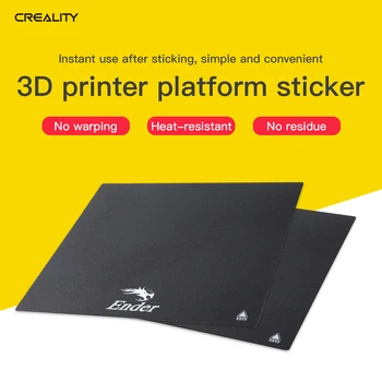 CREALITY 3D Оригинальная Черная Поверхность Сборки С наклейкой 3 М 3D Принтер Простыня С подогревом Бумага Для Creality Ender-3 235*235 мм