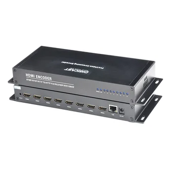 DMB-8808A-EC H.264/MPEG-4 IP-кодировщик для прямой трансляции, vga ip-кодировщик по низкой цене
