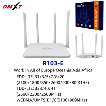 DNXT 300 Мбит/с 4G WiFi Маршрутизатор CPE Разблокировка Модема Портативный Шлюз FDD TDD LTE Точка доступа сети WAN/LAN порт