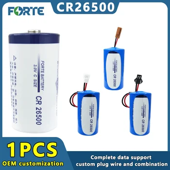 Forte 1шт Литиевая батарея Размера CR26500 26500 3V C Для Интеллектуального счетчика воды Расходомера ПЛК Станка с ЧПУ Серво-устройства Лот