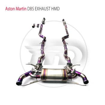 HMD Titanium Производительность выхлопной системы Catback Для Aston Martin DBS Глушитель для автомобилей с регулируемым клапаном