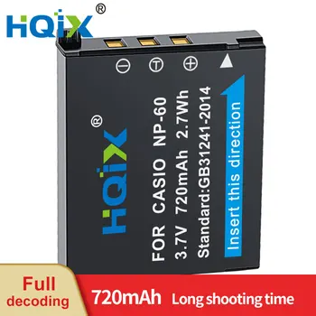 HQIX для камеры CASIO EX-Z9 Z85 S10 Z19 Z20 Z80 Z85 зарядное устройство NP-60