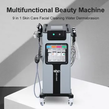 Hydrafacial Beauty Machine 8 In1 Многофункциональная Микродермоабразия Для Ухода За кожей лица Очищающая Вода Для Измельчения Пузырьков H2O2