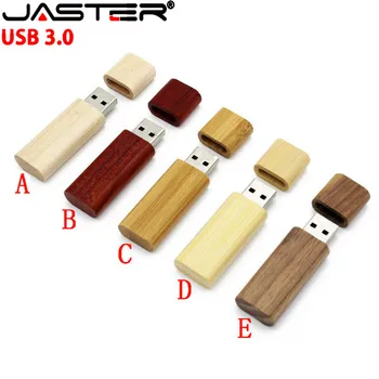 JASTER Высокоскоростной USB 3,0 Деревянный бамбуковый USB флэш-накопитель ручка драйвер деревянная флешка 4 ГБ 8 ГБ 16 ГБ 32 ГБ USB creativo персональный ЛОГОТИП