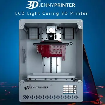 Jennyprinter JennyLight1 + SLA DLP Светоотверждаемая 3D-Принтерная машина Из смолы С 8,9-дюймовым ЖК-дисплеем 2K Для Печати ювелирных изделий