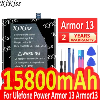 KiKiss Armor 13, Armor 14 (3097) Мощный аккумулятор для Ulefone Power Armor 13, Armor13, Armor 14, Armor14, Аккумулятор для телефона