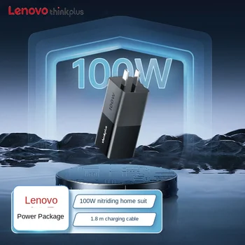 Lenovo ThinkPad оригинальный мини-блок питания для губной помады мощностью 100 Вт, зарядное устройство Type-C, компьютер, мобильный телефон, ноутбук, адаптер питания для быстрой зарядки