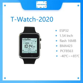 LILYGO TTGO T-Watch-2020 V1 ESP32 Основной чип 1,54-дюймовый сенсорный дисплей Программируемое носимое взаимодействие с окружающей средой
