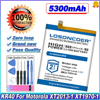 LOSONCOER 5300 мАч KR40 Аккумулятор Для Motorola Аккумулятор Для Motorola Moto One Action XT2013-1 XT2013-2 XT2013-4