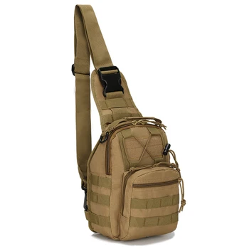 MGFLASHFORCE, уличная военная тактическая сумка, инструмент Molle, портативная сумка на молнии, камуфляжная нагрудная сумка