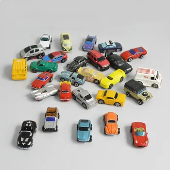 N Масштаб 1:150 Диорама Пластиковые Игрушки Для Автомобилей Модель Миниатюрного Металлического Автомобиля Архитектура Для Детей Подарки На День Рождения Или Коллекция 10 шт.