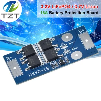 TZT 1S 3,2 V 3,7V 16A LiFePO4 Литий-ионная плата защиты литиевой батареи BMS PCB PCM Cell Pack Защита от перезаряда и чрезмерного разряда