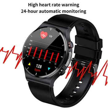 UGUMO Смарт-Часы ECG PPG Кровяное Давление Пульсометр Температура тела Беспроводная Зарядка IP68 Водонепроницаемые Умные Часы для мужчин