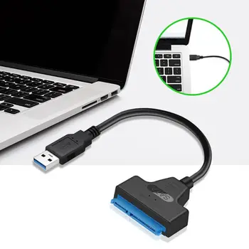 USB 3,0/2,0/Type C до 2,5 дюймов SATA Адаптер для жесткого диска, кабель-конвертер для 2,5 