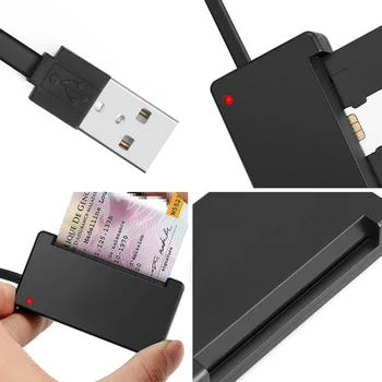 USB Считыватель смарт-карт Memory IC ID Банковская карта EMV Electronic DNIE SIM Cloner Разъем Адаптера для ПК Compute