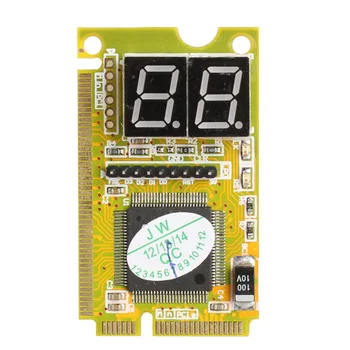 VODOOL Mini PCI-E LPC PC Analyzer Тестер почтовой карты для ноутбука с шестнадцатеричным символьным дисплеем