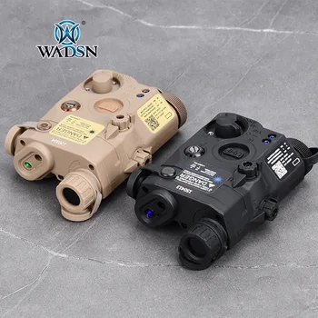 WADSN Tactical AN PEQ15 Зеленый, красный, синий Точечный Прицел Мощная лазерная указка Подходит только Для Охотничьего Ружья с направляющей 20 мм, Аксессуары Для Страйкбола