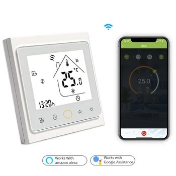 WiFi умный термостат для воды/газовый котел для воды/электрический подогрев пола может использоваться с Alexa Google Home