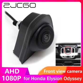 ZJCGO AHD CVBS 1080P 170 ° Автомобильная Парковочная Камера с ЛОГОТИПОМ Спереди для Honda Elysion Odyssey RC