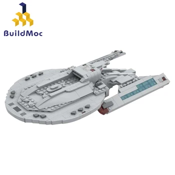 Авианосец MOC USS Titan NCC-80102 Космический корабль Строительные Блоки Набор Для Star of Trek Транспортный Дирижабль Кирпичи Игрушки Для подарков