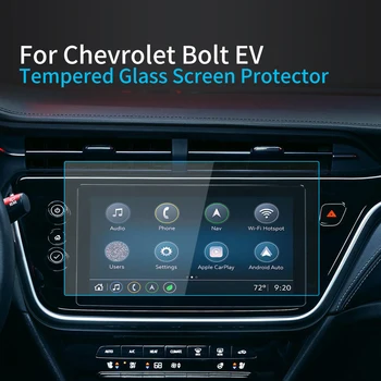 Автомобильные Наклейки Протектор экрана Для Chevrolet Bolt 2023 Навигатор Дисплей Защитная пленка Из закаленного стекла Автомобильные Аксессуары Транспортные средства