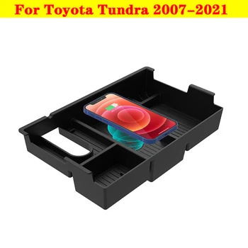 Автомобильный мобильный телефон Мощностью 10 Вт, Пластина для быстрой зарядки, Аксессуары для автомобильного мобильного телефона, Держатель Беспроводного зарядного устройства для Toyota Tundra 2007-2021