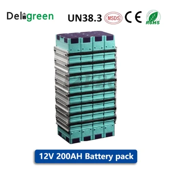 Аккумуляторная батарея 24V 200AH GBS 3.2 V 200AH-A LiFePO4 для электромобилей/солнечных батарей/ИБП/накопителей энергии и т.д. GBS-LFP200AH-A