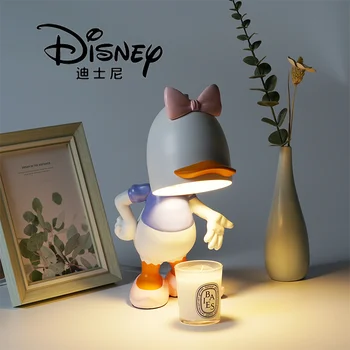 Атмосферный светильник Disney Donald Duck Прикроватная Тумбочка для комнаты Романтическая Электрическая Настольная лампа для плавления свечей Нагревательный светильник для плавления свечей