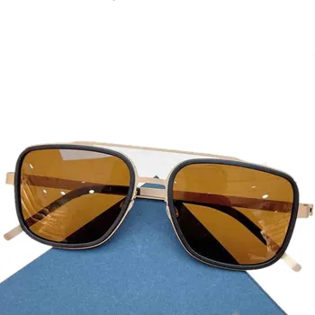 Безвинтовые Дизайнерские Пилотные негабаритные поляризованные солнцезащитные очки UV400 51-19-145 из чистого титана, ультралегкие мужские очки для вождения