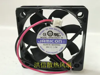 Бесплатная доставка Оригинальный JAMICON KF0510S2H-R DC24V 1,7 Вт 0.07A 5 см инверторный вентилятор охлаждения