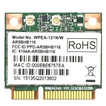 Беспроводная сетевая карта Atheros AR9832 AR5BHB116 2,4/5 ГГц, однокристальная, 300 Мбит/с, беспроводная карта 802.11N MINI PCI-E, WIFI