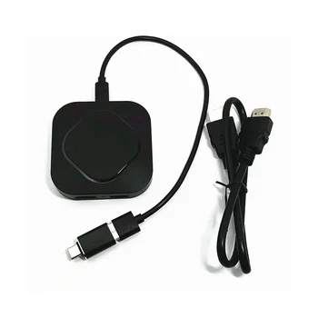 Беспроводной CarPlay Ai Box Обновление беспроводного автоматического адаптера Android GPS TV Live, глобальный телевизионный канал, выход HDMI, воспроизведение с USB-диска